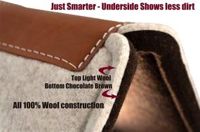 img 3 attached to 🐴 Premium Tan Topper and Chocolate Wool Bottom 1&#34; Saddle Pad for Southwestern Equine OrthoRide Elite