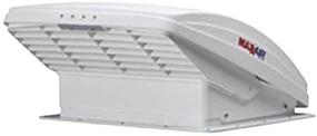 img 3 attached to Максхаир 00-05100К МаксФан: эффективный вентиляционный вентилятор с белой крышкой и удобным ручным управлением клавиатурой открытия