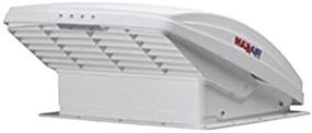 img 2 attached to Максхаир 00-05100К МаксФан: эффективный вентиляционный вентилятор с белой крышкой и удобным ручным управлением клавиатурой открытия