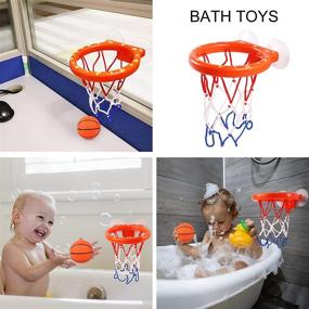 img 1 attached to 🏀 Cyfie Basketball Tub for Toddlers in the Bathroom