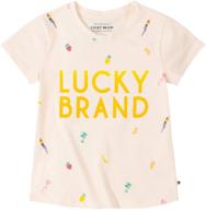 👚 графическая одежда для девочек lucky brand reagan whisper: откройте стильные топы, футболки и блузы логотип