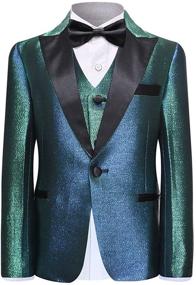 img 3 attached to Boys' Tuxedo Festive Blazer for Weddings - Suits & Sport Coats Category