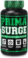 💪 primasurge testosterone booster for men - enhance lean muscle growth, strength, energy &amp; fat loss - natural test booster supplement with premium primavie, ashwagandha &amp; more - 60 veggie pills logo