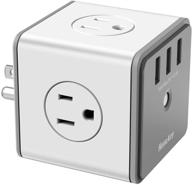 🔌 huntkey 4-outlet surge protector usb wall adapter with 3 usb charging ports - smc007 logo
