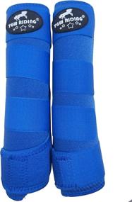 img 3 attached to TGW RIDING Horse Sports Medicine Boots: Ultimate Leg Protection for Your Equine Companion - One Pair