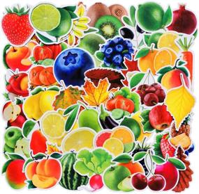 img 4 attached to 🌽 Charming Waterproof Vegetable Stickers for Creative Scrapbooking and Stamping