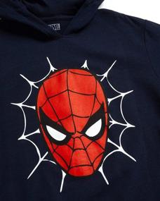 img 2 attached to 👕 Улучшите свой стиль с флисовой толстовкой с капюшоном Marvel Avengers Superhero для мальчиков