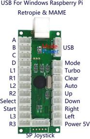 img 3 attached to 🕹️ SJ@JX Arcade 2 Player Game Controller Stick DIY Kit - Enhance Your Gaming Experience with LED Buttons, Logo, and Reliable Components