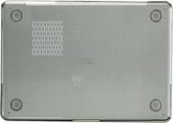 enhanced speck products smartshell case for macbook pro, 13-inch, nickel grey - not compatible with retina macbook logo