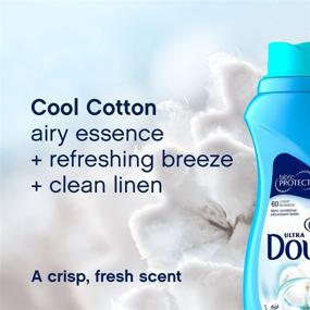 img 1 attached to 🌬️ Downy Ultra Cool Cotton Liquid Fabric Conditioner - Refreshing Softener for 40 Loads, 34 Fl Oz (Pack of 6)