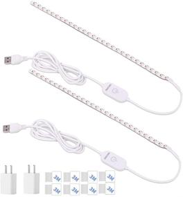 img 4 attached to 🧵 Enhance Your Sewing Experience with Sewing Machine Light, 30 LED Lighting Strip Kit in Cold White 6000k – Includes Touch Dimmer and USB Power - Fits All Sewing Machines (2 Pack)