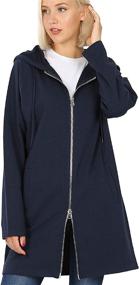 img 4 attached to MixMatchy Womens Hoodie Oversized Fleece Outdoor Recreation in Outdoor Clothing