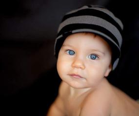 img 2 attached to Born Love Stripe Visor Beanie Boys' Accessories