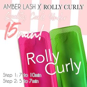 img 1 attached to 💫 Набор для поднятия ресниц Amber Lash x Rolly Curly: идеальное профессиональное сочетание для перманентной завивки ресниц и ламинирования бровей всего за 10 минут