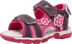 img 4 attached to Ahannie Outdoor Summer Sandals: Stylish and Comfortable Toddler Boys' Shoes For Adventures