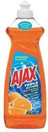 ajax triple action liquid orange household supplies in dishwashing logo
