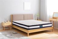 🛏️ qsleep dreamqi 8-inch twin hybrid memory foam mattress - breathable & comfortable in a box, pressure relief & sleep supportive (twin size, 8-inch) логотип