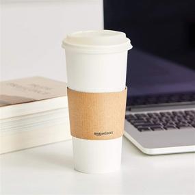 img 1 attached to Compostable 20 oz. Hot Paper Cups - Pack of 250 by Amazon Basics
