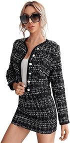 img 1 attached to SweatyRocks Womens Business Pieces Blazer