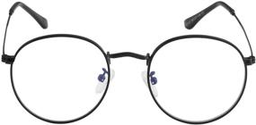 img 4 attached to Blocking Glasses Classic Eyeglasses Anti Blue Men's Accessories