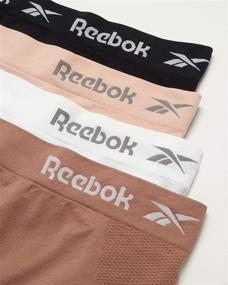 img 3 attached to Reebok Womens Slipshorts Seamless Boyshorts