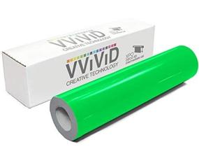 img 2 attached to 🎨 VViViD DECO65 Neon Fluorescent Green Vinyl Roll: Craft with Permanence & Precision - 12"x48", Cricut, Silhouette & Cameo Compatible, Plus Free Transfer Paper Sheet!