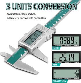 img 2 attached to Convenient Measuring with Electronic Micrometer Millimeter Conversion: A Must-Have Tool for Precision Measurement