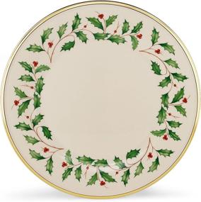 img 4 attached to Lenox Holiday Dinner Plates Set