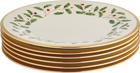 img 2 attached to Lenox Holiday Dinner Plates Set