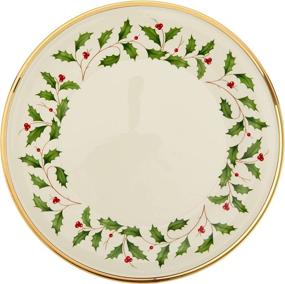 img 1 attached to Lenox Holiday Dinner Plates Set