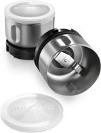 🌶️ stainless steel spice grinder accessory kit for kitchenaid bcgsga логотип