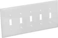 🔘 white 5g toggle switch plate логотип