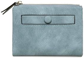 img 4 attached to 👛 Womens Bifold Leather Wallet: Compact and Stylish Handbags & Wallets for Women