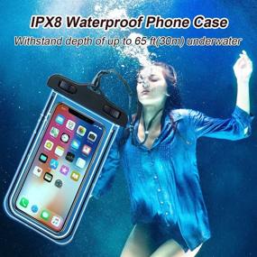 img 1 attached to Waterproof Transparency Cellphone Swimming Smartphone Cell Phones & Accessories