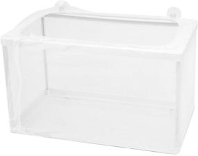 img 3 attached to 🐠 Nylon Mesh Fish Breeder Box for Aquarium Fish Fry Spawn Hatchery Separation, Measures 26 x 15 x 15.5cm - by uxcell