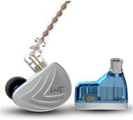 kinboofi kz as16: high-quality 8ba per side in-ear headphones for stage and studio monitoring (blue, no mic) logo