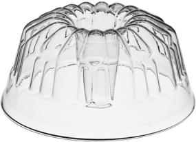 img 3 attached to 🍰 Simax Clear Glass Fluted Bundt Cake Pan - Heat, Cold, and Shock Proof, 2.1 Quart (8.4 Cups), Made in Europe - Perfect for Ring Cakes, Puddings, Desserts & More! Dishwasher Safe