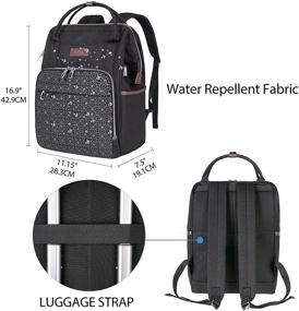 img 2 attached to 🎒 VANKEAN Laptop Backpacks: Stylish, Water Repellent School & Work Bag with USB Port - 15.6 Inch