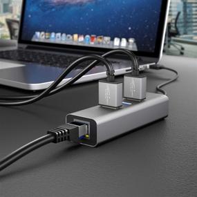 img 1 attached to 🔌 Кабель KabelDirekt длиной 100 футов Cat 6 сетевой кабель | Высокоскоростной 1 Гбит/с F/UTP гигабитный интернет-кабель для маршрутизаторов, модемов и коммутаторов | Черно-серый