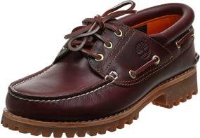 img 4 attached to 👞 Classic Style: Timberland Traditional Handsewn 3 Eyelet Burgundy Shoes