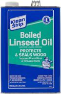 🌿 buy klean-strip green glo45 boiled linseed oil 1-gallon for eco-friendly wood treatment logo