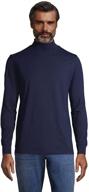 👕 lands end super t turtleneck heather: exceptional men's clothing for ultimate style and comfort logo