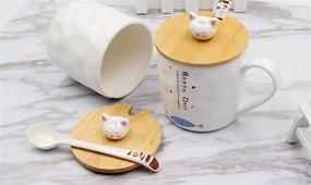 img 1 attached to 🍵 Exquisite Japanese Ceramics Coffee Teacup Spoon: A Delightful Addition to Your Beverage Experience