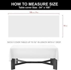 img 2 attached to 🎉 Party Essentials Heavy Duty Plastic Table Cover: 44 Color Options, 54"x108" in Royal Blue