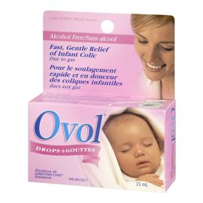 img 2 attached to 👶 OVOL Infant Colic Gas Relief Drops - Fast & Gentle Solution, 15 ml - Made in Canada