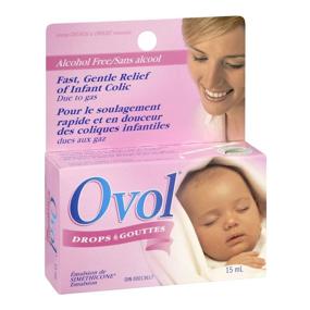 img 3 attached to 👶 OVOL Infant Colic Gas Relief Drops - Fast & Gentle Solution, 15 ml - Made in Canada