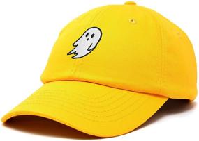 img 1 attached to 👻 Cute Halloween Ghost Embroidery Dad Hat Baseball Cap - DALIX