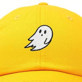 img 3 attached to 👻 Cute Halloween Ghost Embroidery Dad Hat Baseball Cap - DALIX