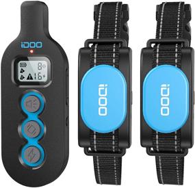 img 4 attached to 🐶 iDOO Large Breed Dog Training Collar with Remote - Rechargeable E-Collar for Small, Medium Dogs - Beep, Vibration, Shock Modes - Waterproof - 330 Yard Range