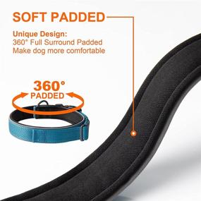 img 3 attached to 🐶 Fida Comfort Dog Collar: 360° Full Surround Neoprene Padded with Reflective Adjustable Design for Small, Medium, Large, X-Large Breeds – Heavy Duty & Weatherproof